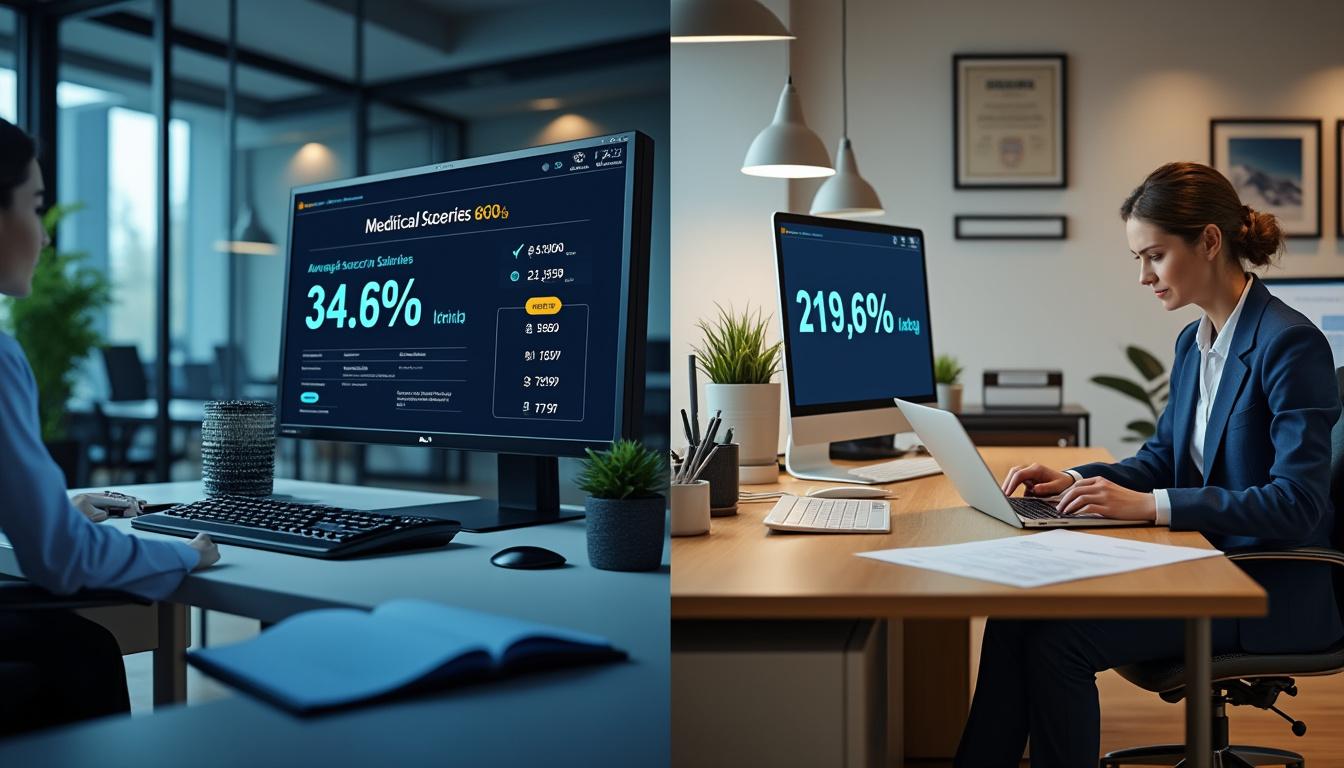découvrez les différences de salaire moyen entre les secrétaires médicales travaillant dans le secteur privé et celles du secteur public. cette comparaison met en lumière les facteurs influençant les revenus et offre des informations précieuses pour les professionnels souhaitant orienter leur carrière.