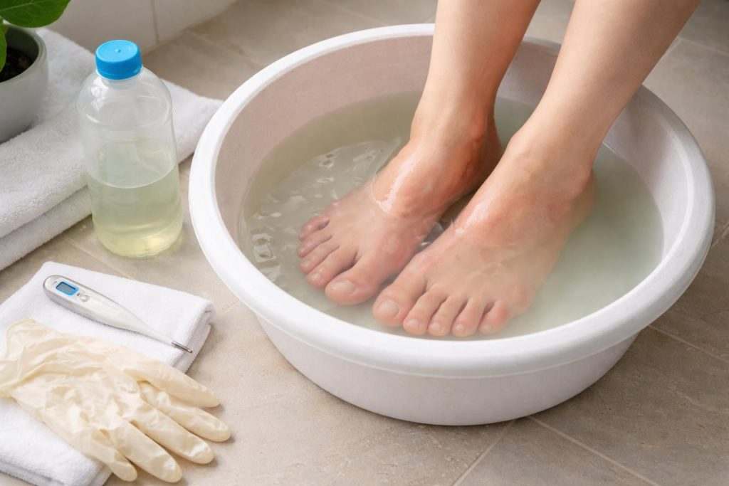découvrez quand et comment utiliser un bain de pied à l'eau de javel pour traiter une infection efficacement, tout en assurant votre sécurité.